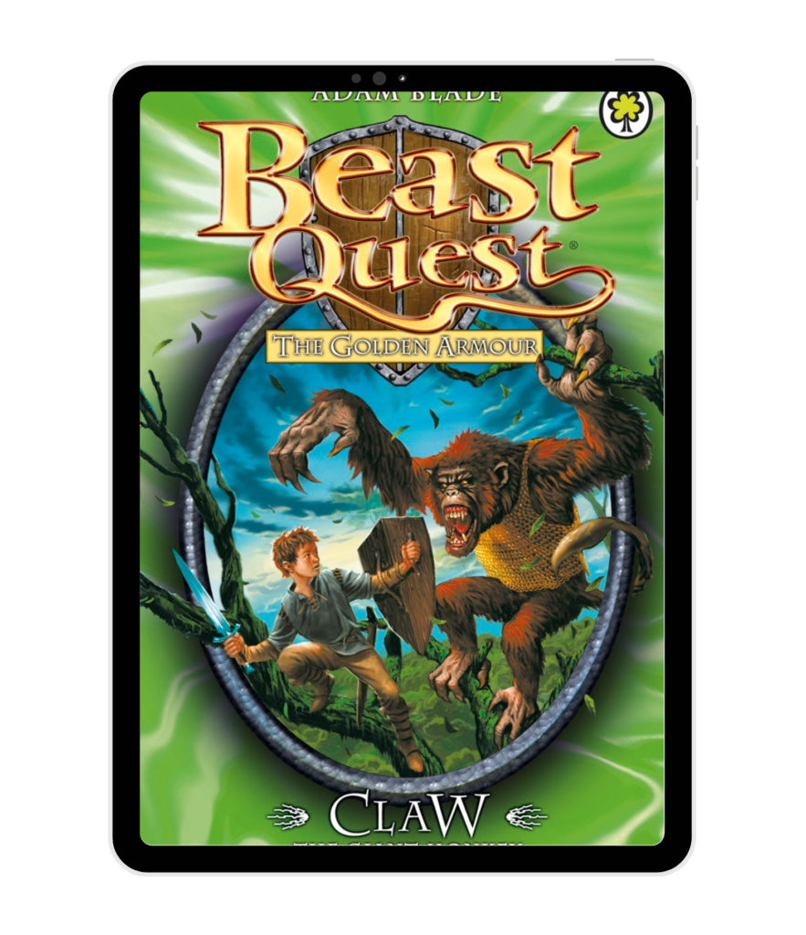Adam Blade - Beast Quest - Claw the Giant Monkey book cover