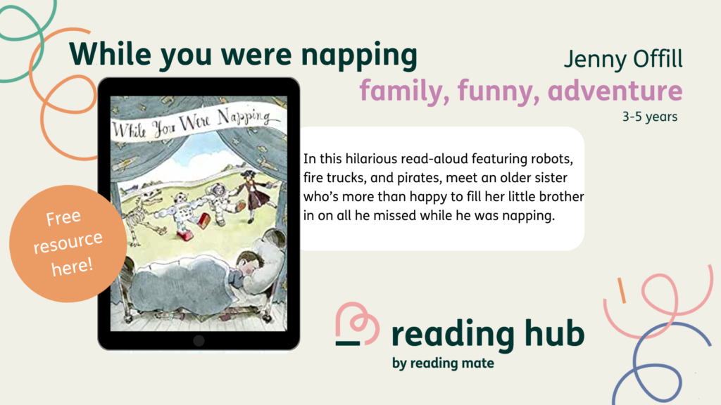 While you were napping by Jenny Offill book cover and description