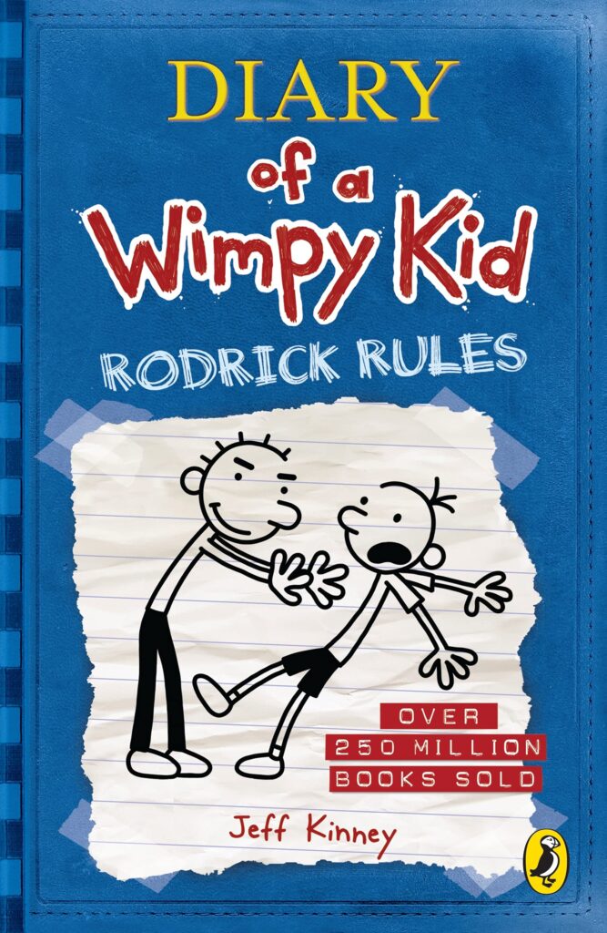 Diary of A Wimpy Kid: Book 2 - Rodrick Rules Front Cover