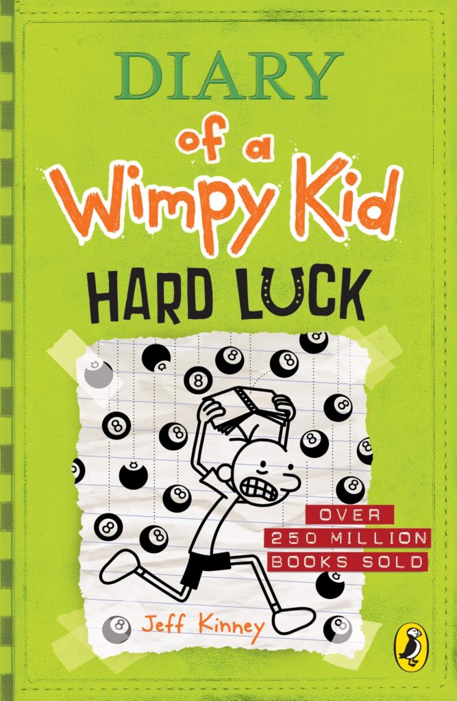 Diary of A Wimpy Kid: Book 8 - Hard Luck Front Cover