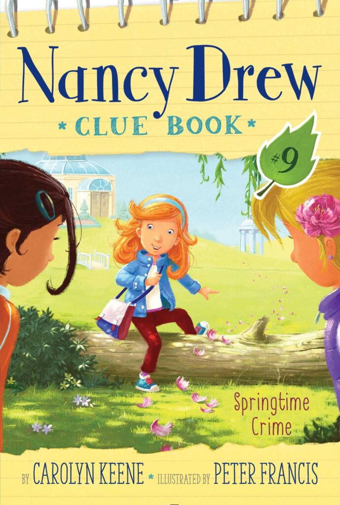 Nancy Drew Clue Book 9 - Springtime Crime Front Cover