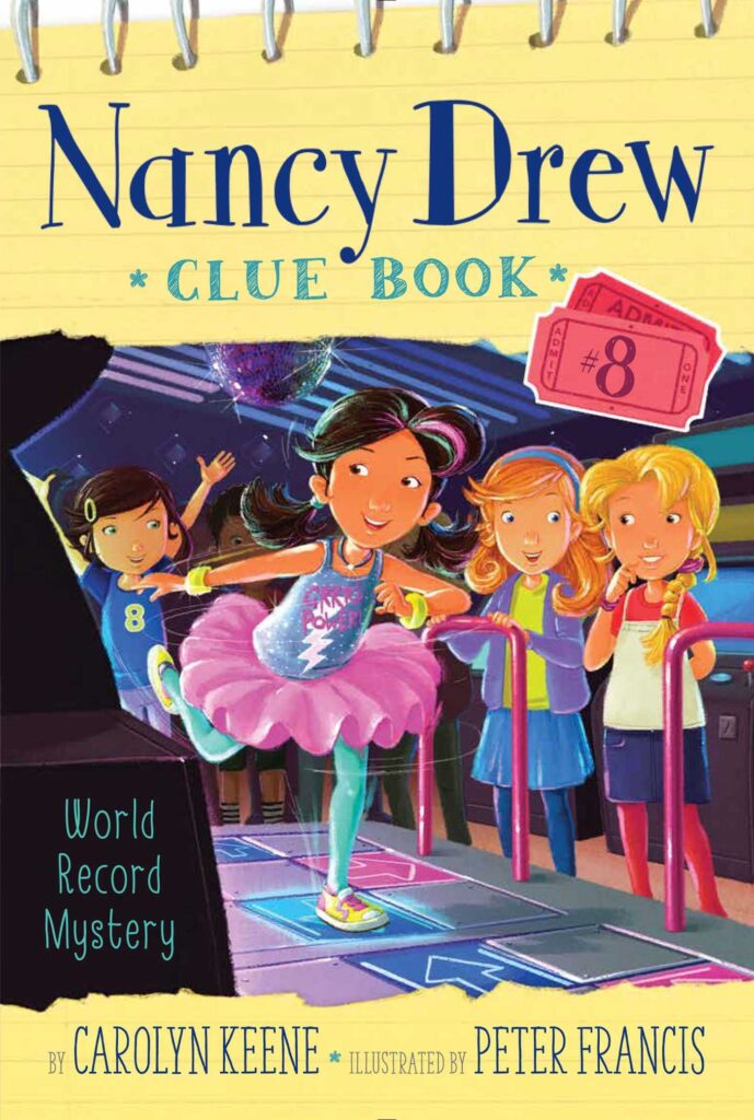Nancy Drew Clue Book 8 - World Record Mystery Front Cover