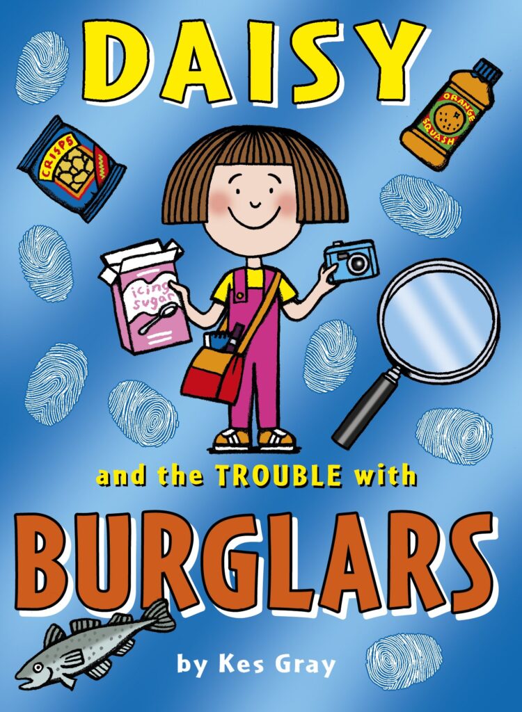 Daisy and the Trouble with Burglars Front Cover