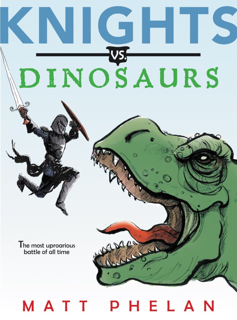 Knights vs Dinosaurs Front Cover
