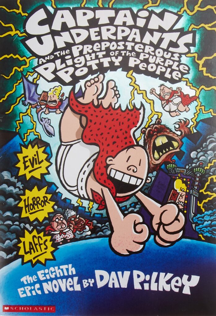 Captain Underpants and the PrepoPurple Potty People Front Cover