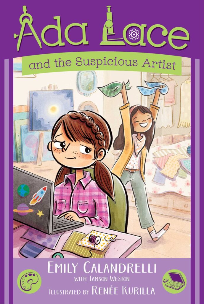 Ada Lace and the Suspicious Artist Front Cover