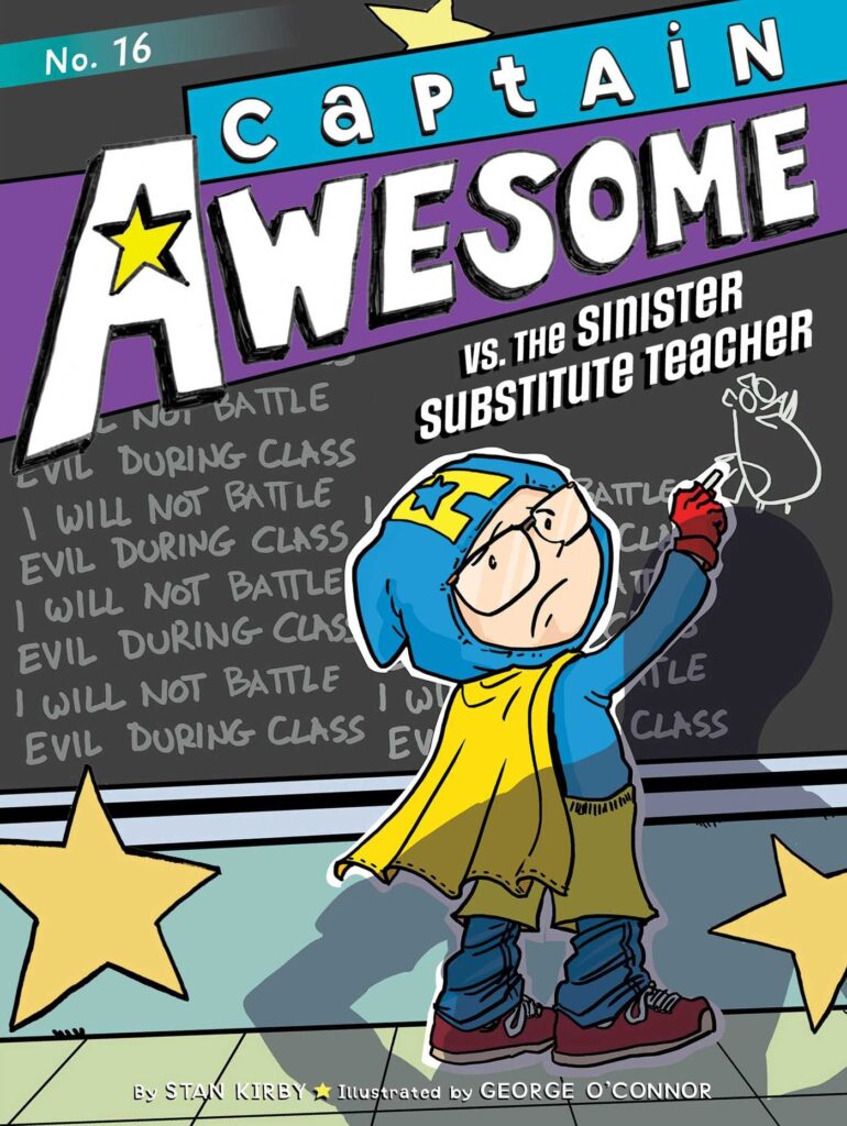 Captain Awesome 16 - Captain Awesome vs the Sinister Substitute Teacher Front Cover