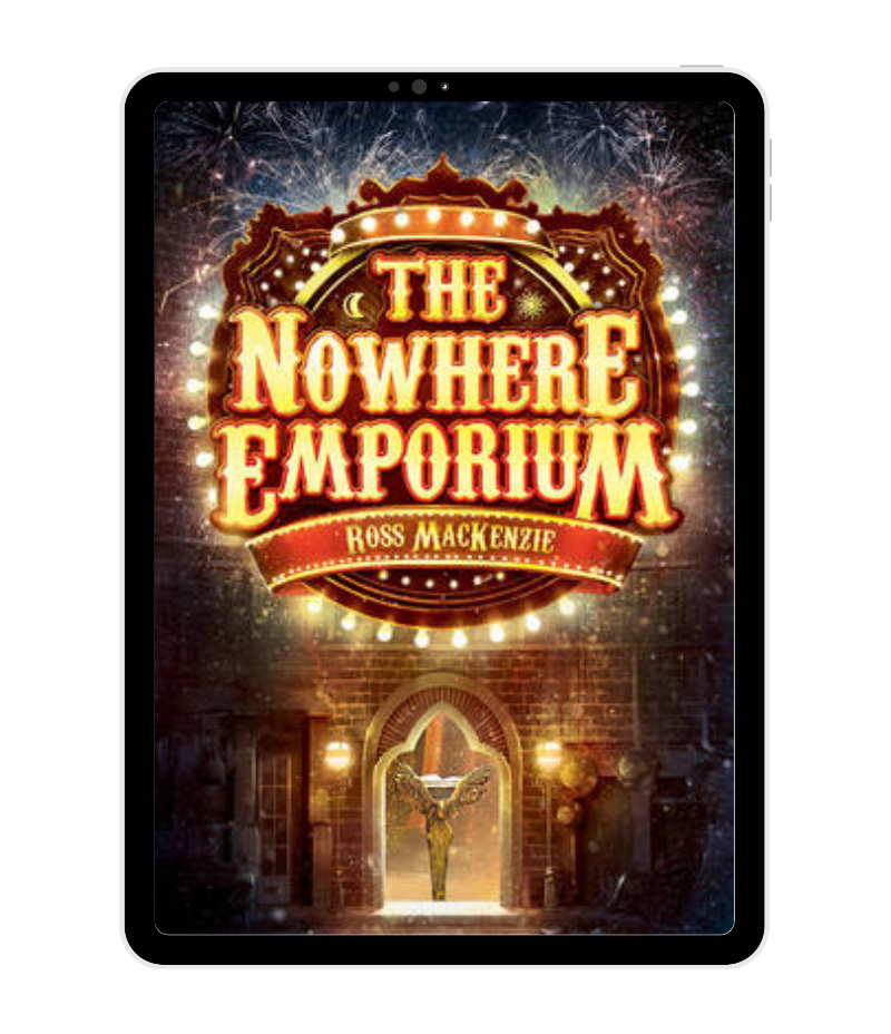 The Nowhere Emporium by Ross MacKenzie book cover