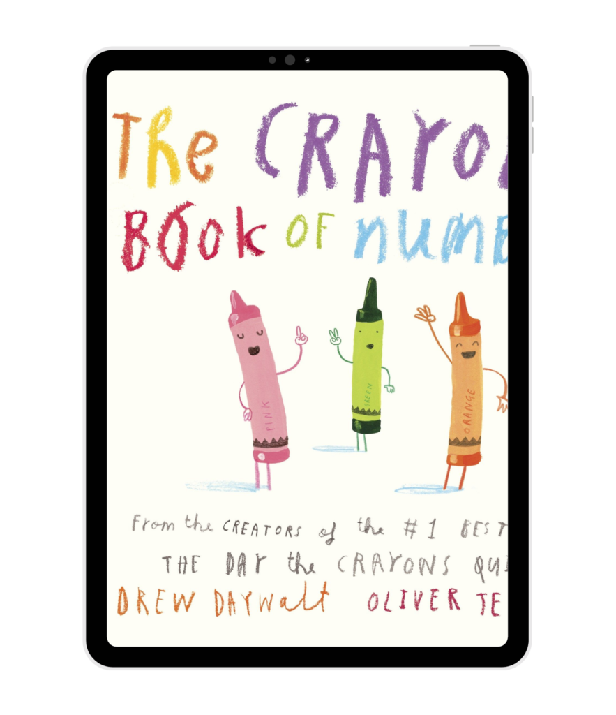The Crayons book of numbers by Drew Daywalt book cover