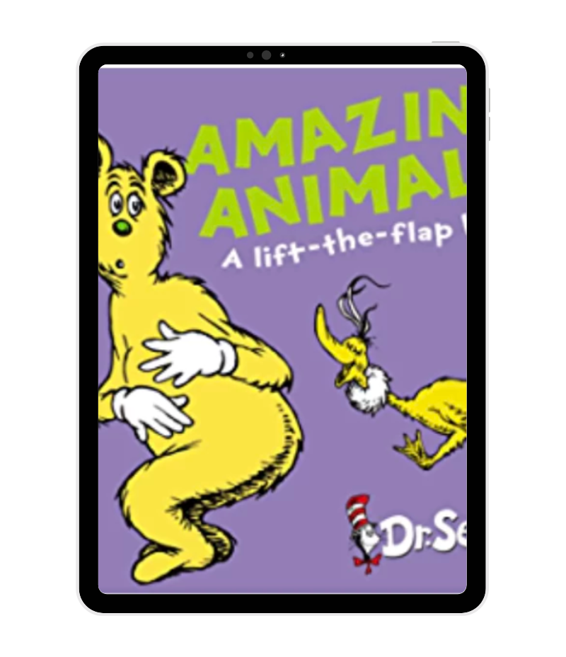 Dr Seuss - Amazing animals​ book cover