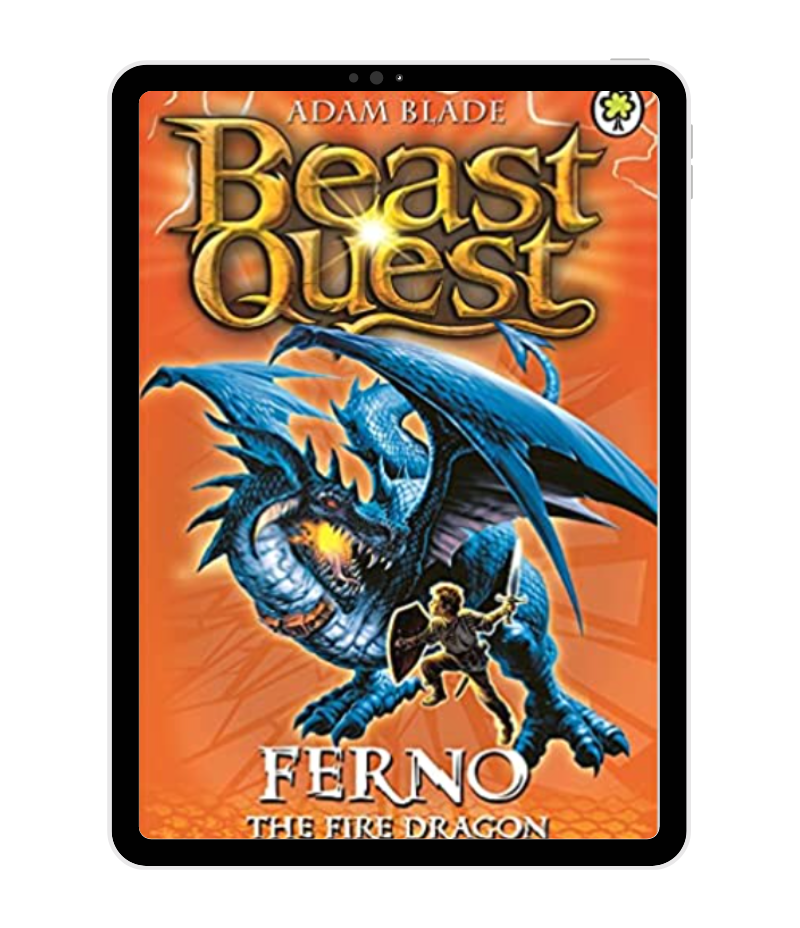 Ferno: The Fire Dragon Book by Adam Blade book cover