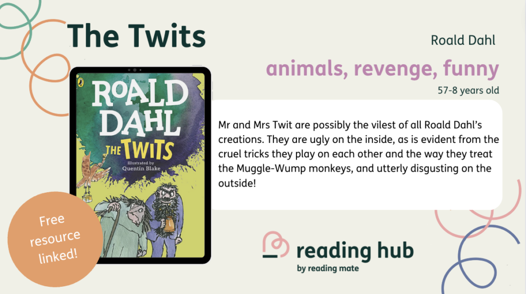 The Twits by Roald Dahl book cover