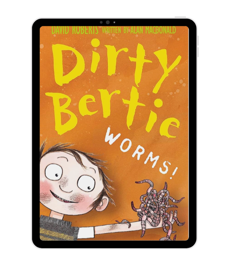 Alan  MacDonald - Dirty Bertie - Worms! book cover