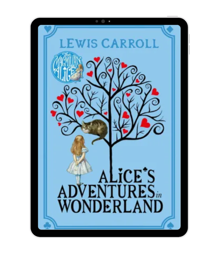 Alice In Wonderland by Lewis Carroll book cover