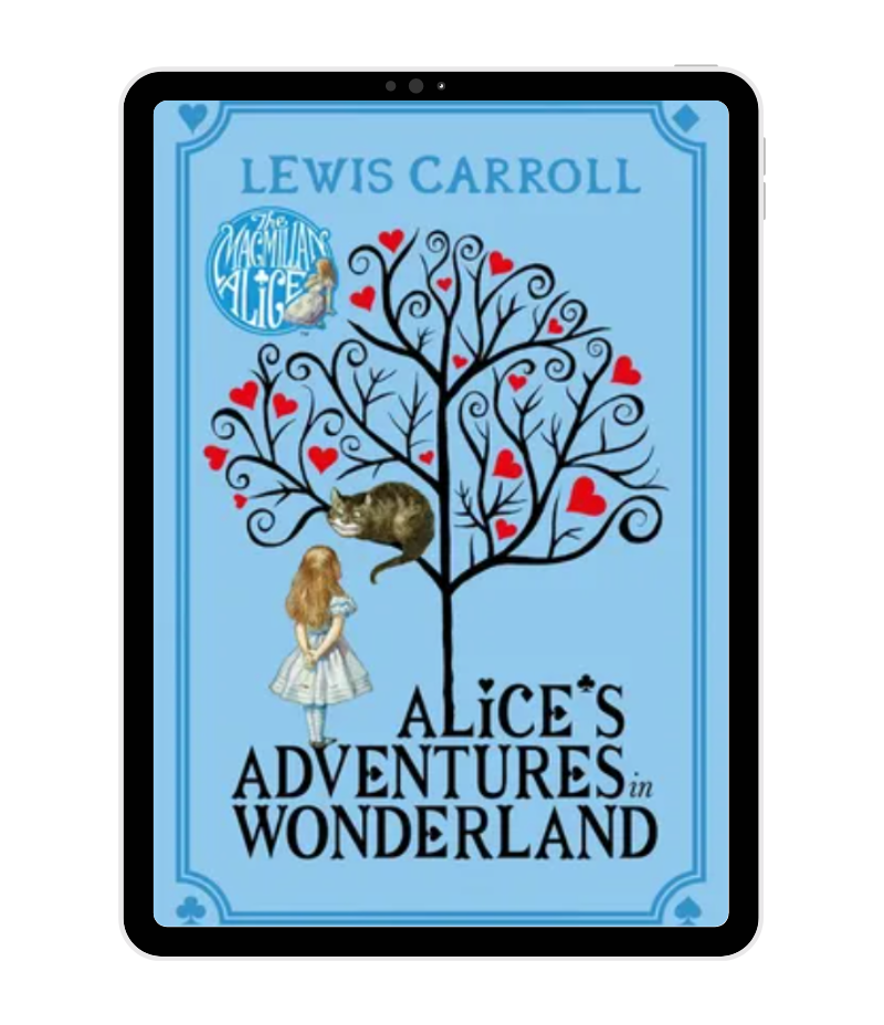 Alice In Wonderland by Lewis Carroll book cover