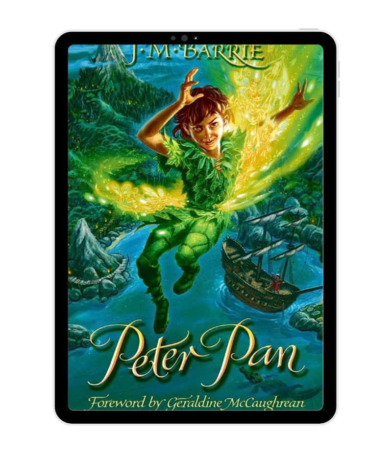 Peter Pan by James Matthew Barrie book cover