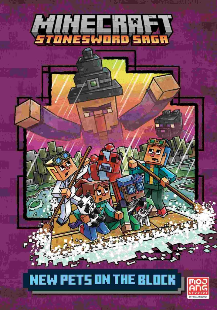 Minecraft Stonesword Saga 3 - New Pets on the Block Front Cover