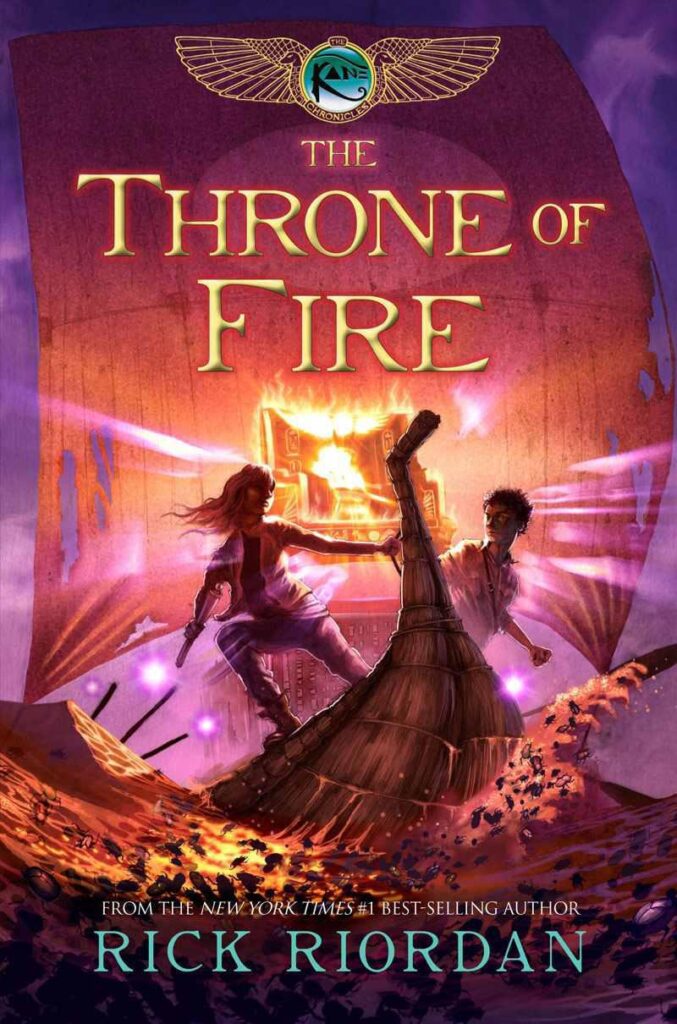 The Throne of Fire Front Cover