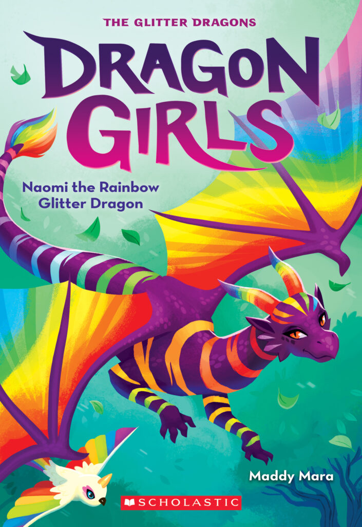 Dragon Girls 3 - Naomi the Rainbow Glitter Dragon Front Cover