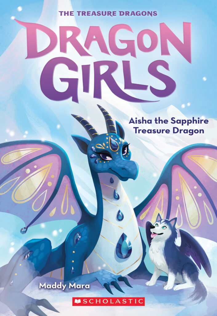 Dragon Girls 5 - Aisha the Sapphire Treasure Dragon Front Cover