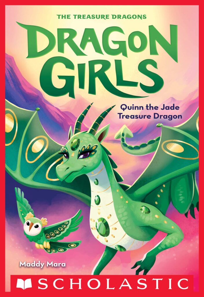 Dragon Girls 6 - Quinn the Jade Treasure Dragon Front Cover