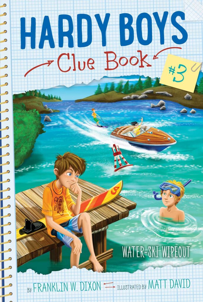 Hardy Boys Clue Book 03 - Water-Ski Wipeout Front Cover