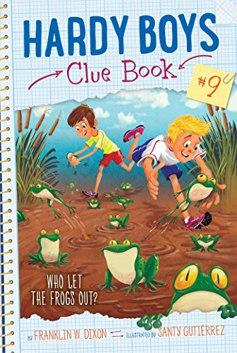 Hardy Boys Clue Book 09 - Who Let the Frogs Out Front Cover