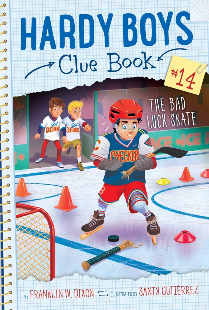 Hardy Boys Clue Book 14 - The Bad Luck Skate Front Cover