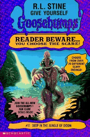 Goosebumps - Deep in the Jungle of Doom Front Cover
