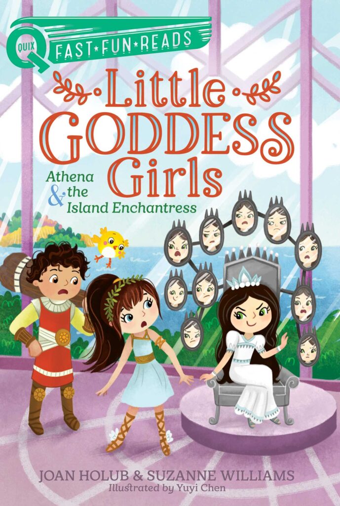 Little Goddess Girls 05 - Athena & the Island Enchantress Front Cover