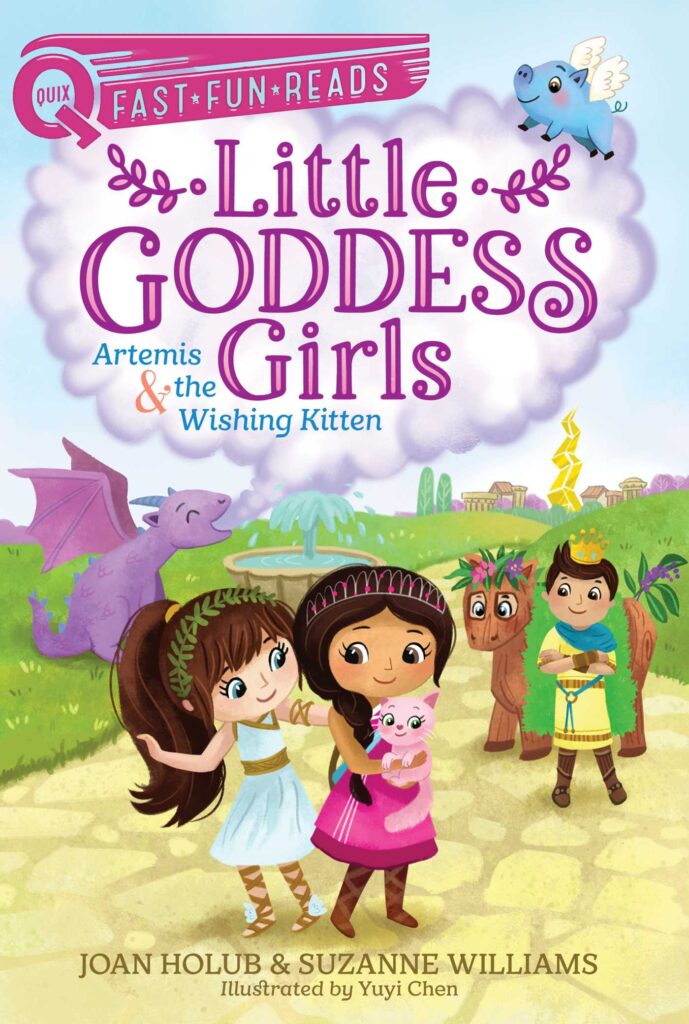 Little Goddess Girls 08 - Artemis & the Wishing Kitten Front Cover